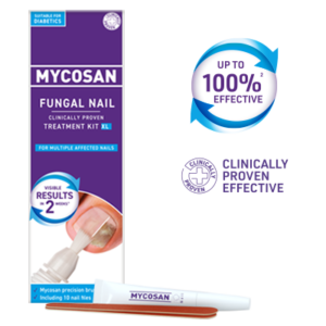 Mycosan Fungal Nail Treatment Kit XL for multiple fungal nails.