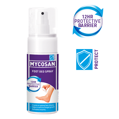 Mycosan Protect Foot Deo Spray with 12hr protective barrier